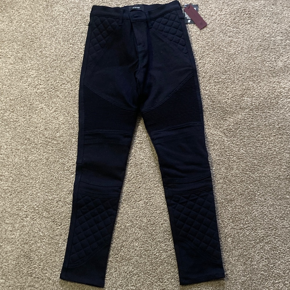 ATWYLD Black Quilted Cargo Pants